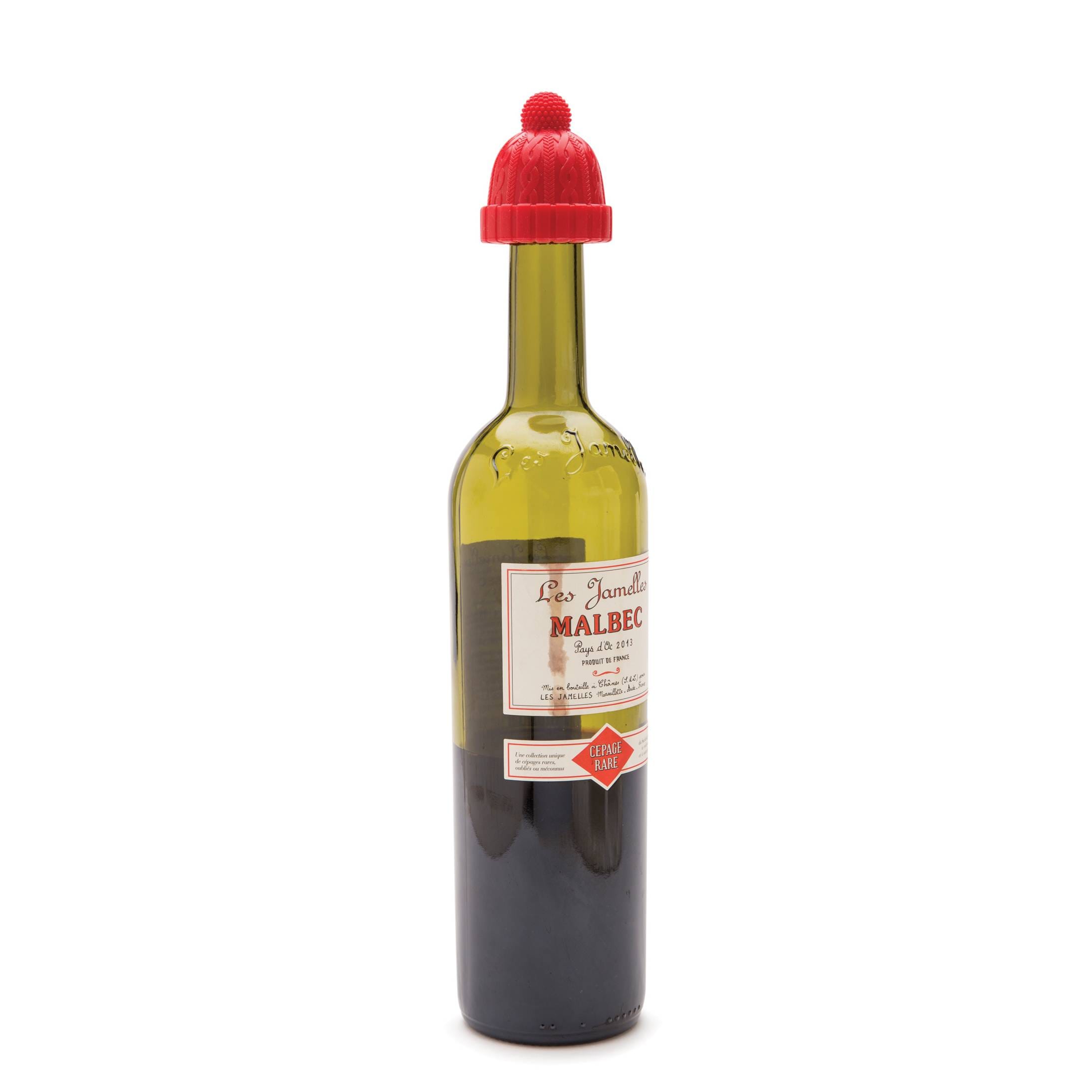 Bouchon de bouteille rigolo : pour bouteilles de vin ou de bière en verre -  bouchon bonnet en silicone original - VAARSEN : : Cuisine et Maison
